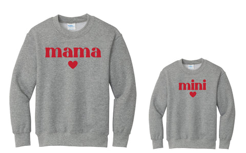 Mama Valentine Crewneck Sweatshirt