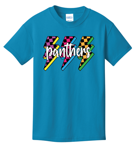 Panthers Retro Lightening Bolt