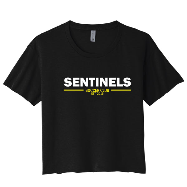 Sentinels Soccer - Ladies Crop Tee