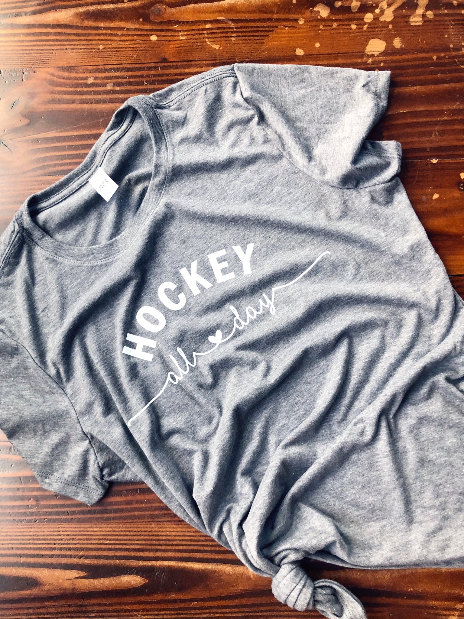 Hockey All Day Graphic Tee